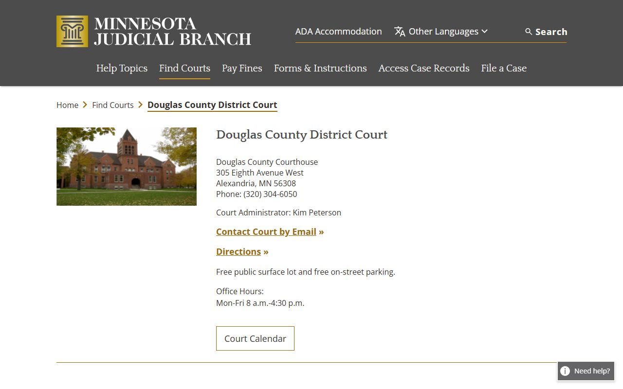 Douglas County District Court family court records