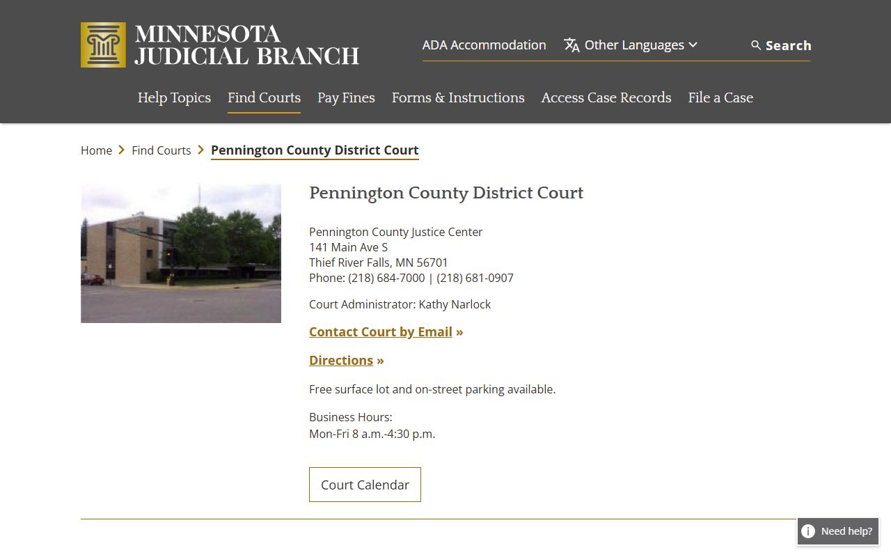 Pennington County Family Court Records
